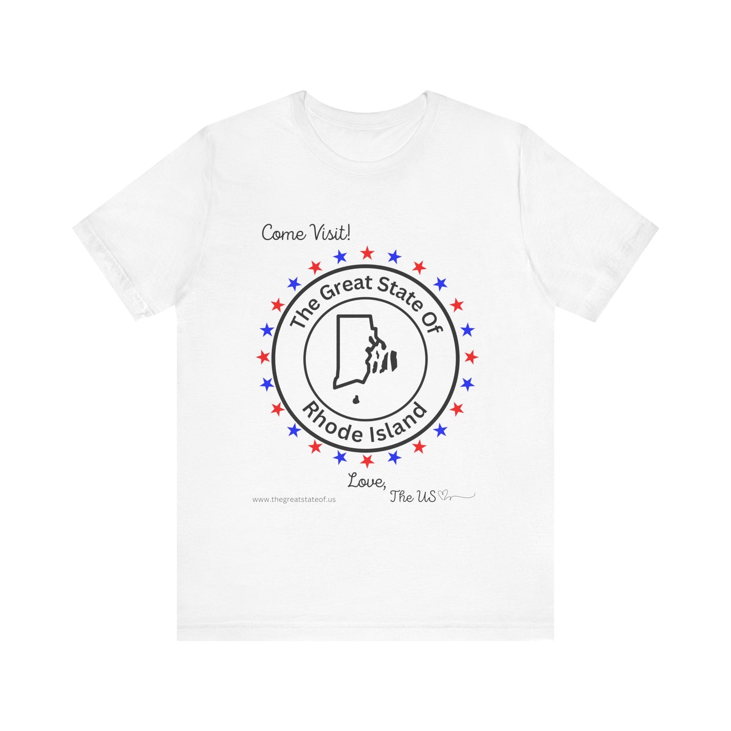 Rhode Island - State Love Tee
