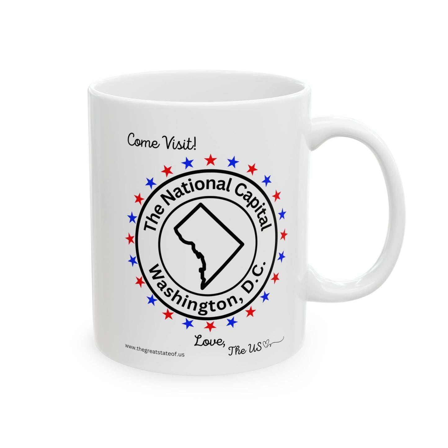 Washington, D.C. - The National Capital Love Mug