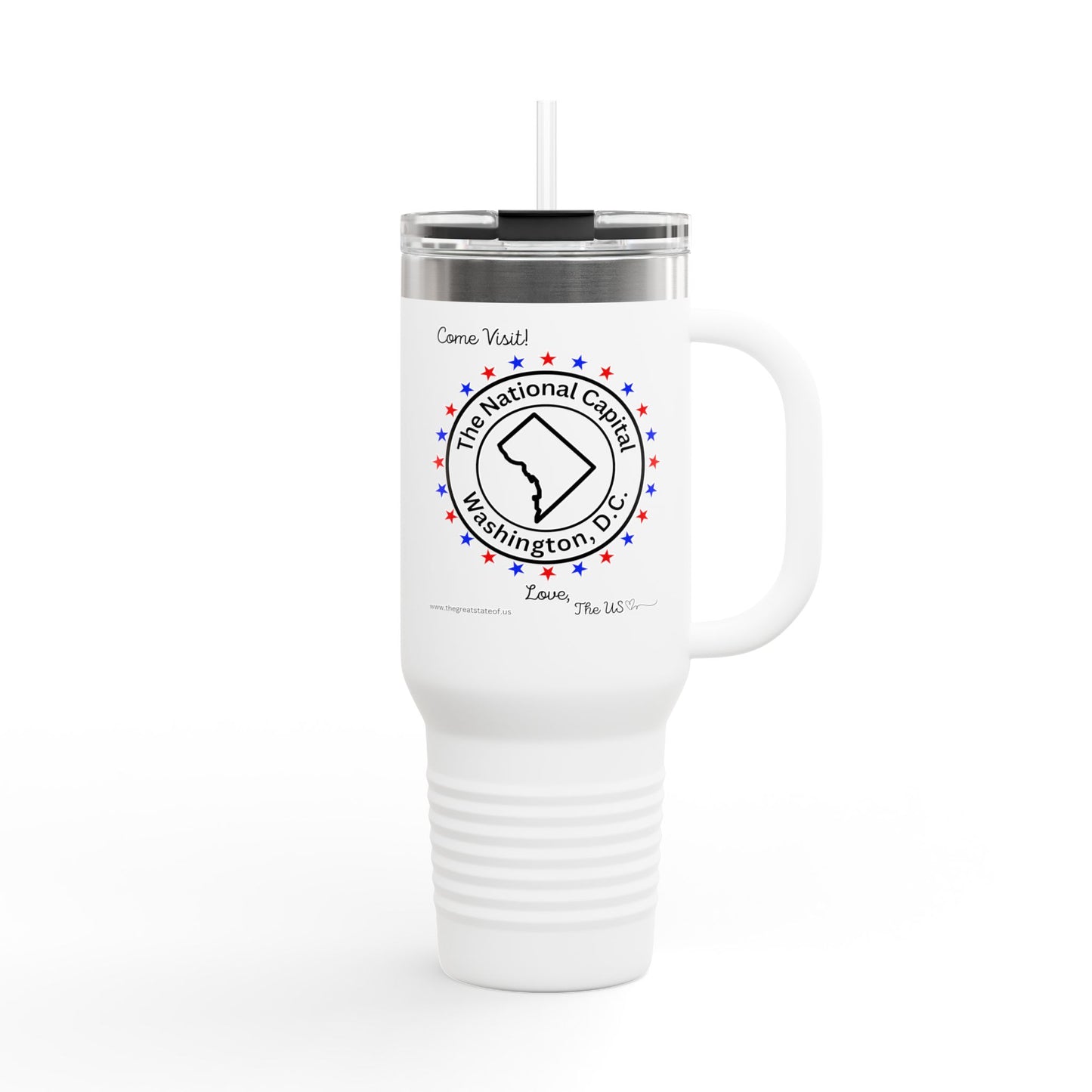 Washington, D.C. - The National Capital Love Travel Mug