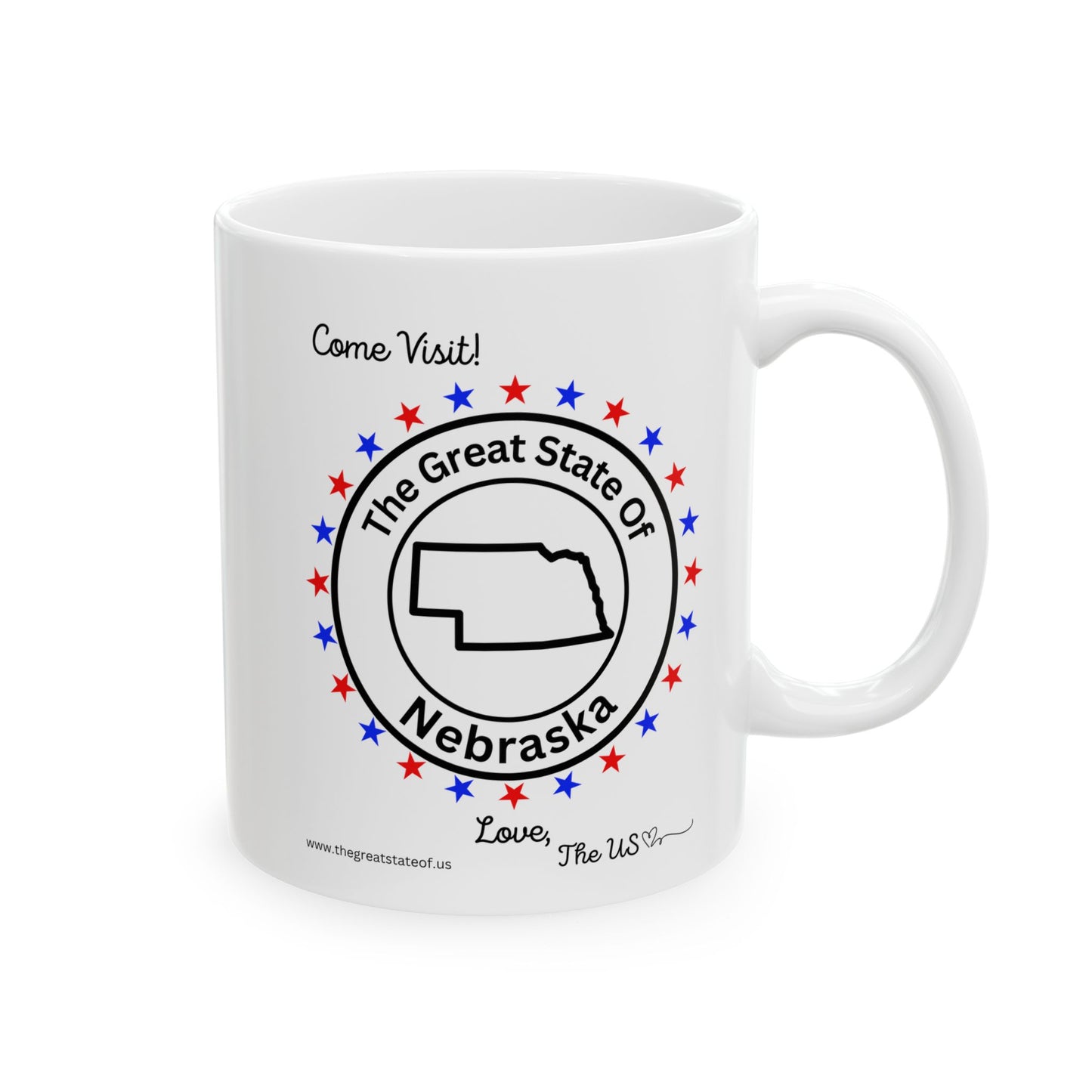 Nebraska - State Love Mug